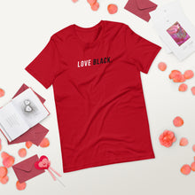 Load image into Gallery viewer, Love Black Unisex T-Shirt
