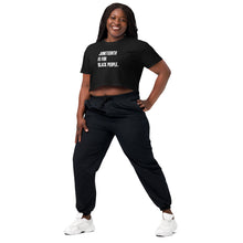 Load image into Gallery viewer, Juneteenth Women’s crop top
