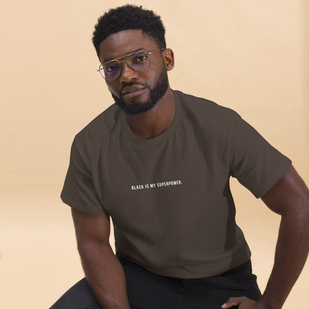 Block Logo Men's classic tee: Melanin Collection