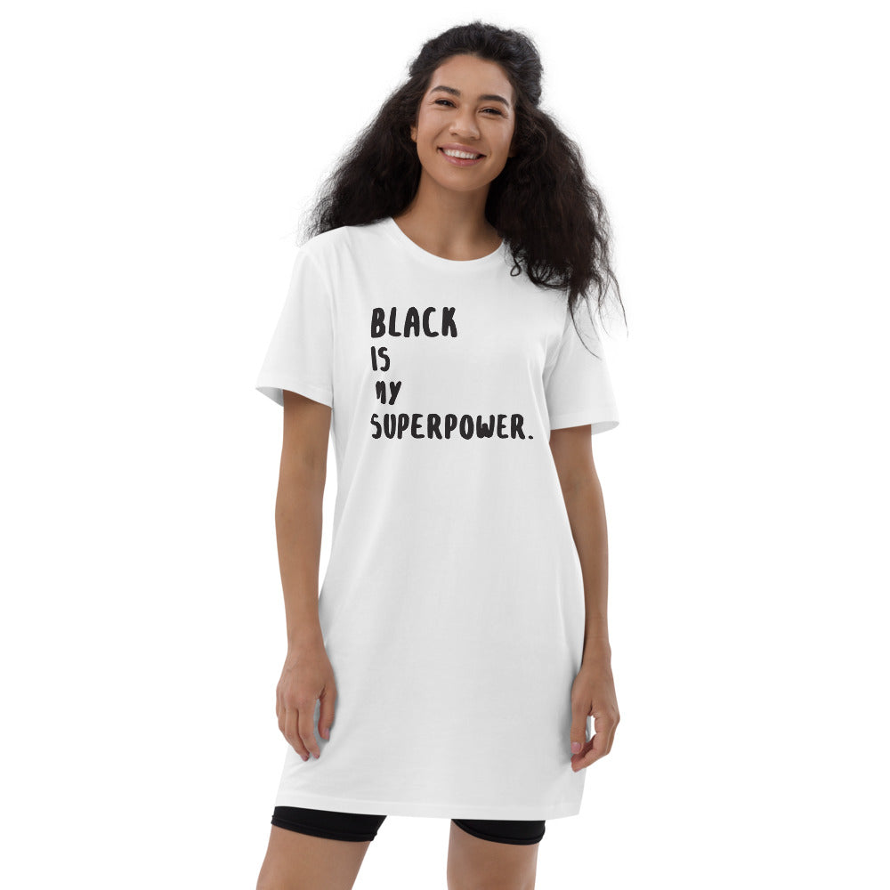 Original Logo T-Shirt Dress White