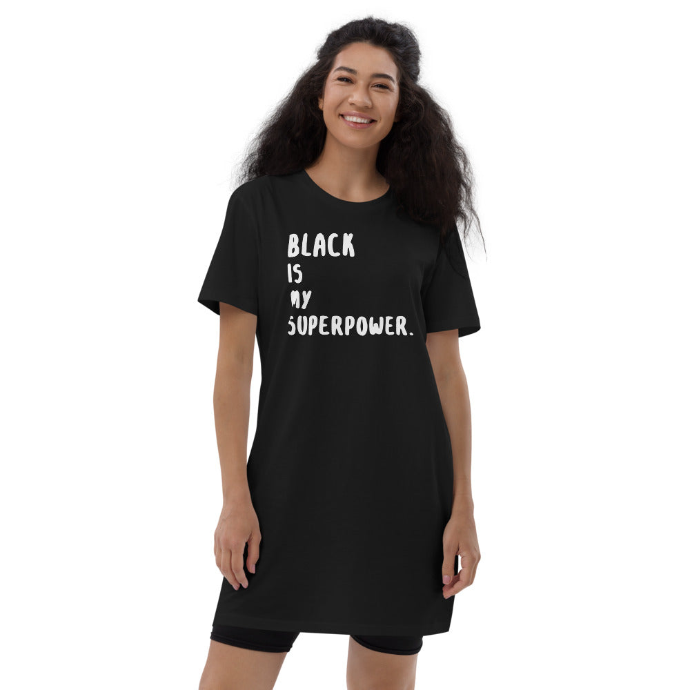 Original Logo T-Shirt Dress Black