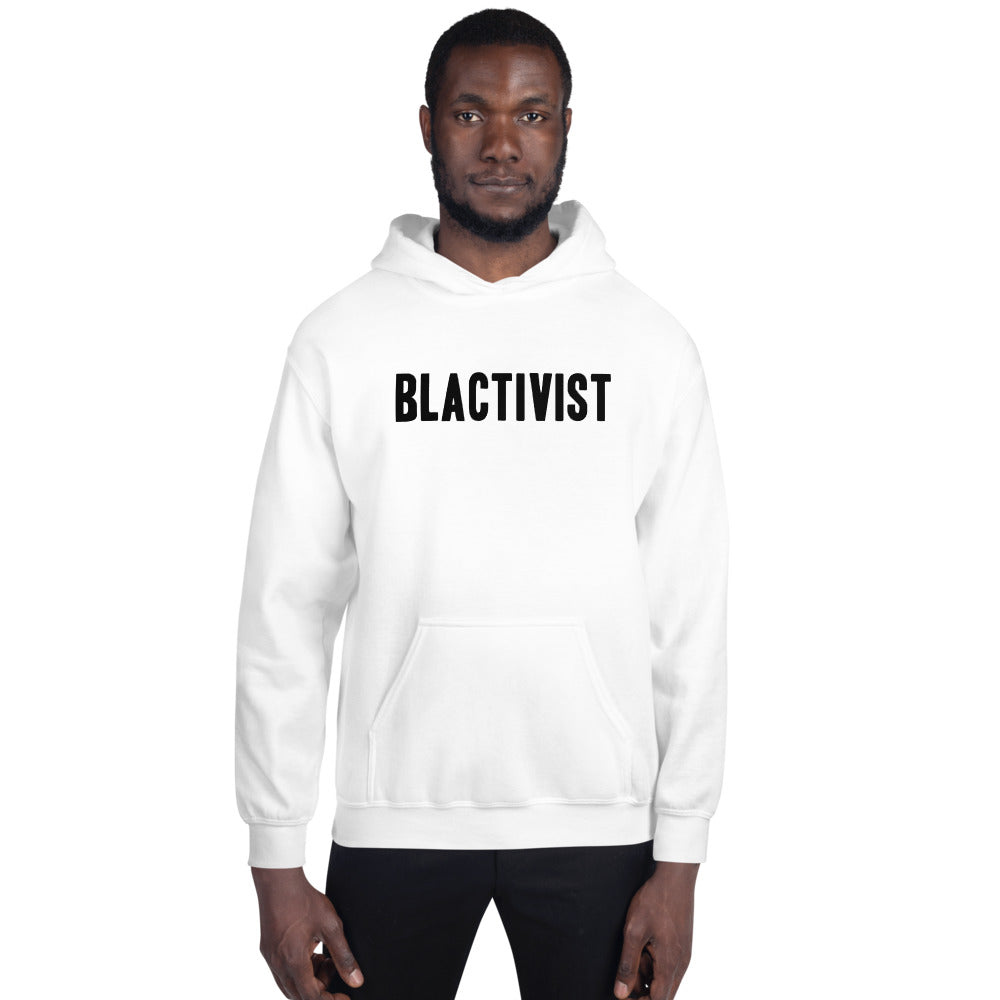 Blactivist Unisex Hoodie White