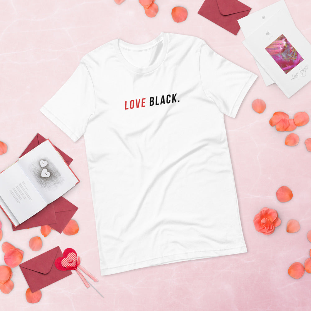 Love Black Unisex T-Shirt